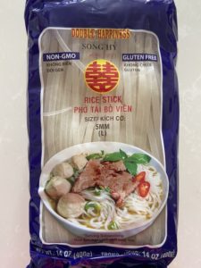 Dry noodles example
