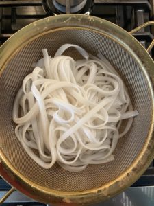 Par cooking noodles