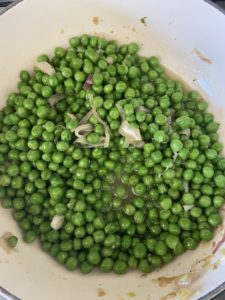 cooked peas